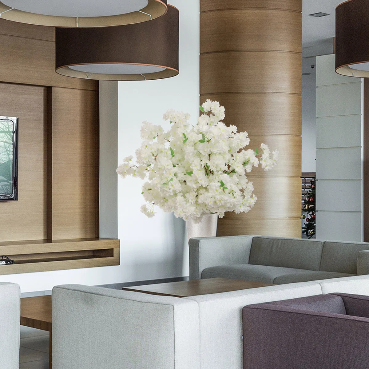 30" Tall Realistic Artificial Cherry Blossom - Silk Flower Tree for Home Decor | Wayfair North America