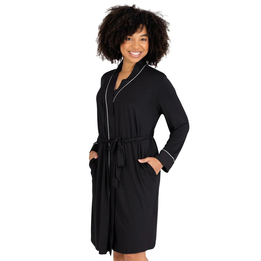 Clea Bamboo Classic Nursing, Maternity and Postpartum Recovery Robe | Kindred Bravely