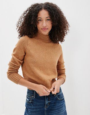 AE Mock Neck Sweater | American Eagle Outfitters (US & CA)