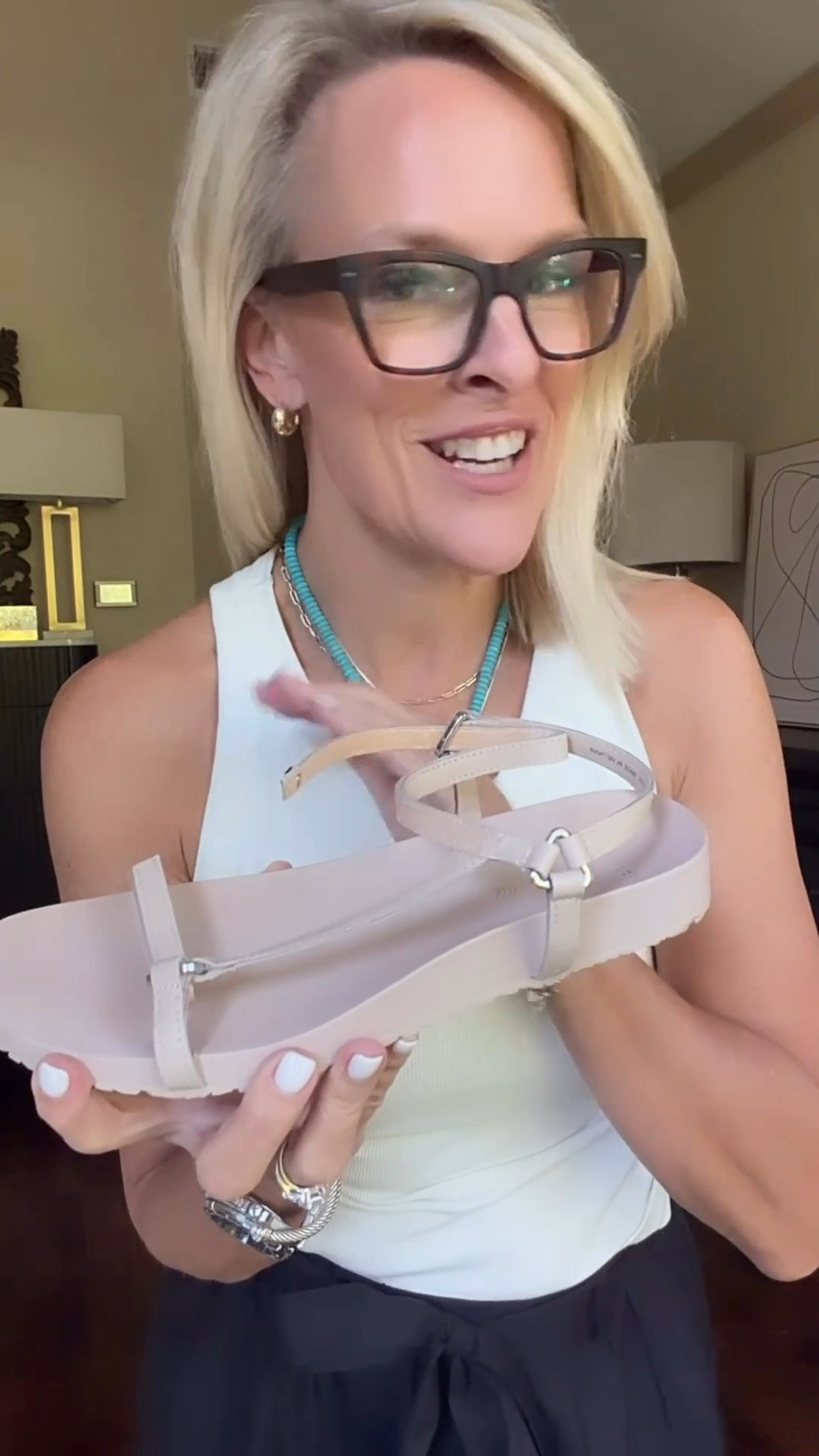 These water shoes are nothing like the bulky styles of the past! They’re 100% waterproof, adjustable with Velcro straps, and secure enough to wear in the water without slipping off. I wore them on a pebble beach and on the boat, then kept them on for walking and shopping, they’re comfortable enough for both.

💡 LTK MADE EASY
❤️ Heart = Support my posts!
🔖 Save = Get sale & restock alerts
📋 Lists = Keep favorites organized
📲 Share = Send lists and products to a friend. Hello, Christmas List!
💬 Comment = Ask me anything about what I’m wearing.:-)

#LTKootd #LTKOver40