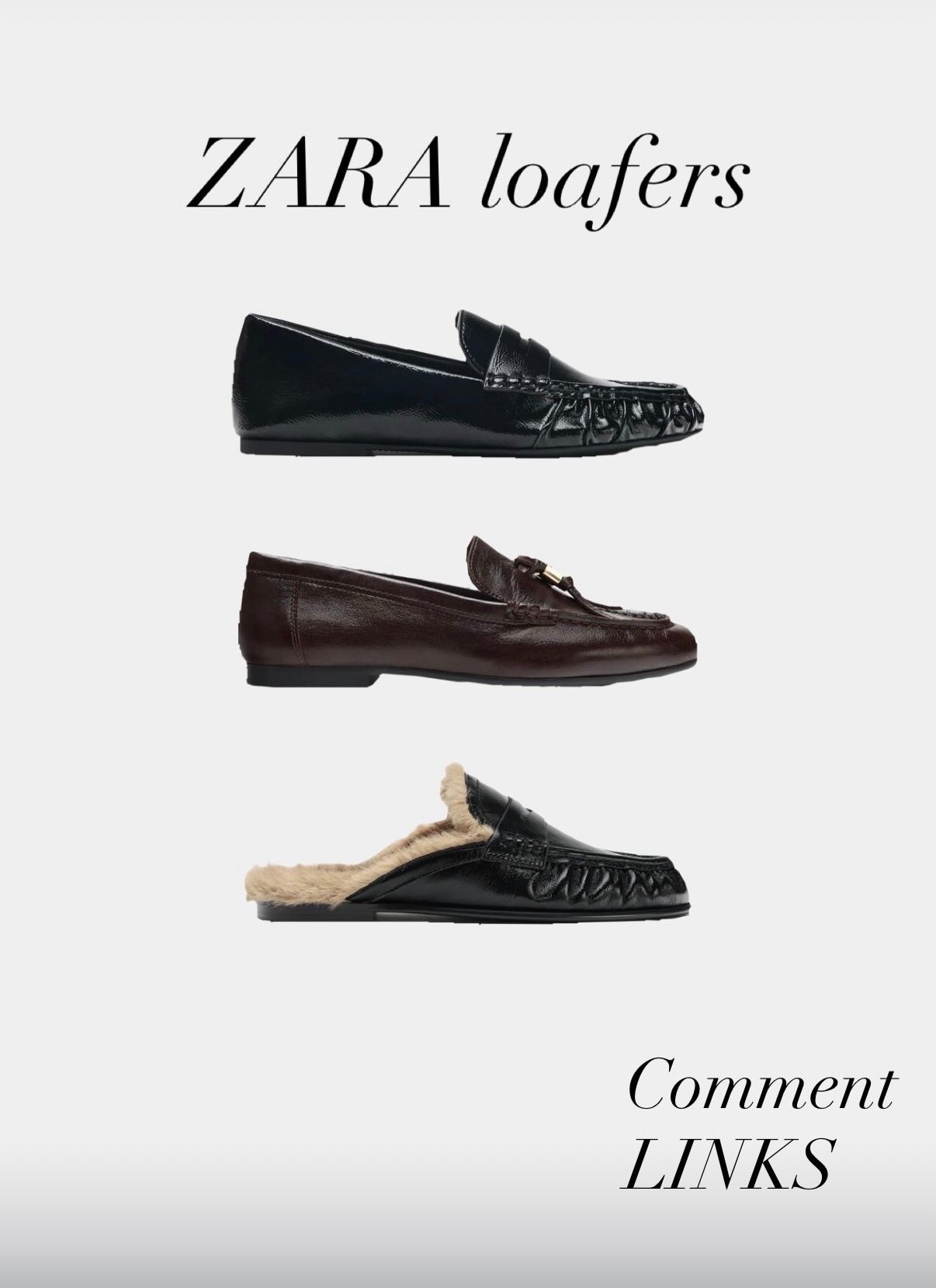 Zara loafers worth checking out!
