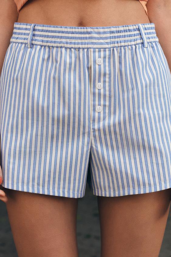 STRIPED SHORTS | Zara US
