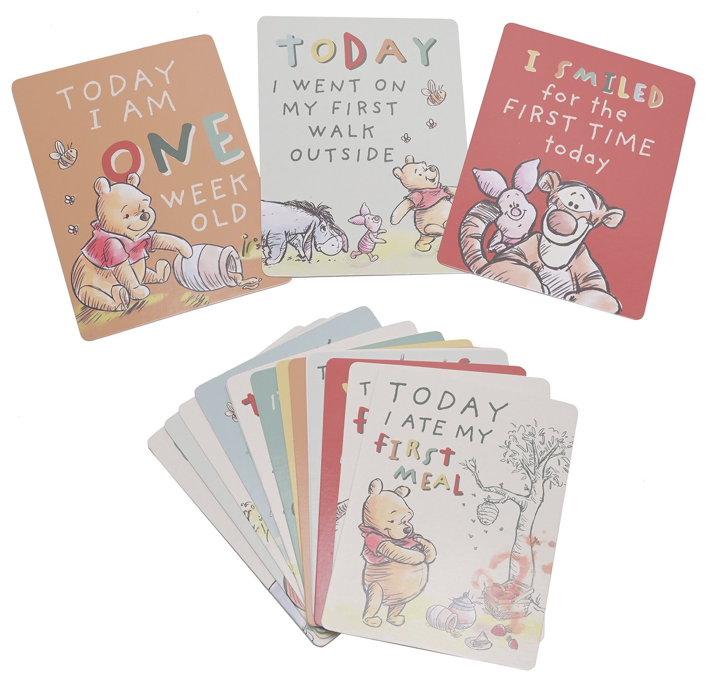 Disney Winnie The Pooh Milestone Gift Cards | argos.co.uk