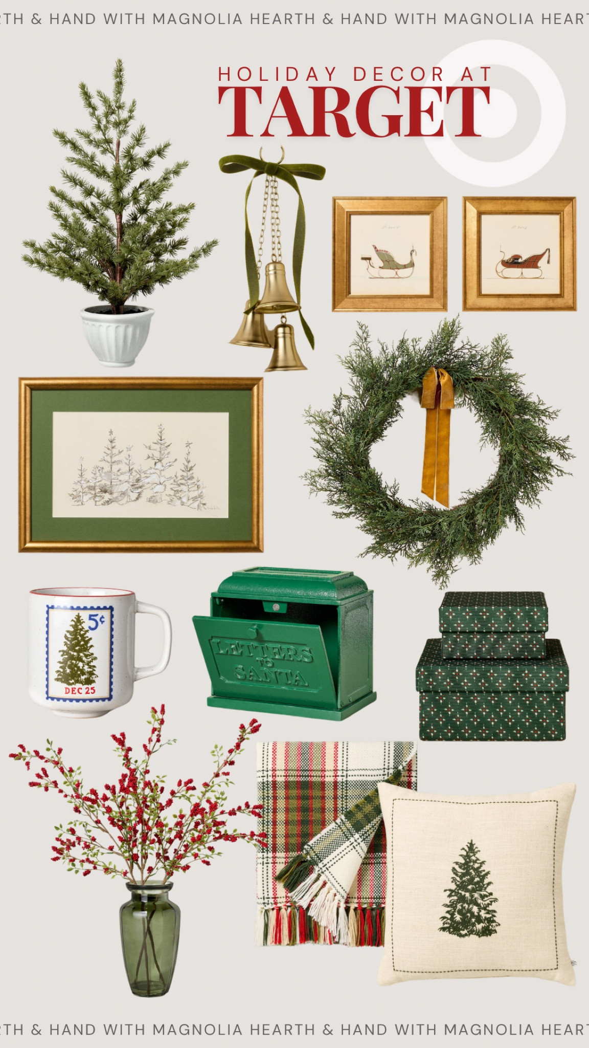NEW Threshold x Studio McGee + Hearth & Hand Holiday Collection at Target!

Christmas Decor, Christmas Wreath, Christmas Tree, Pillows, Holiday Decor

#LTKHoliday #LTKHome #LTKxTarget