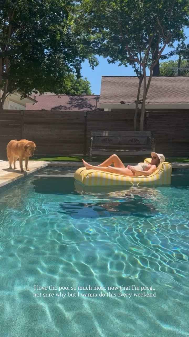 I love the pool so much more now that I’m preg.. not sure why but I wanna do this every weekend!

This pool float is one of my favorites and I’ll be using it all summer!

Pregnant outfits vacation, bump outfits, chic outfits women, vacation outfits, pregnant style, pregnancy outfits, second trimester outfits, Resortwear outfits, beach getaway

#LTKBump #LTKSeasonal #LTKSwim