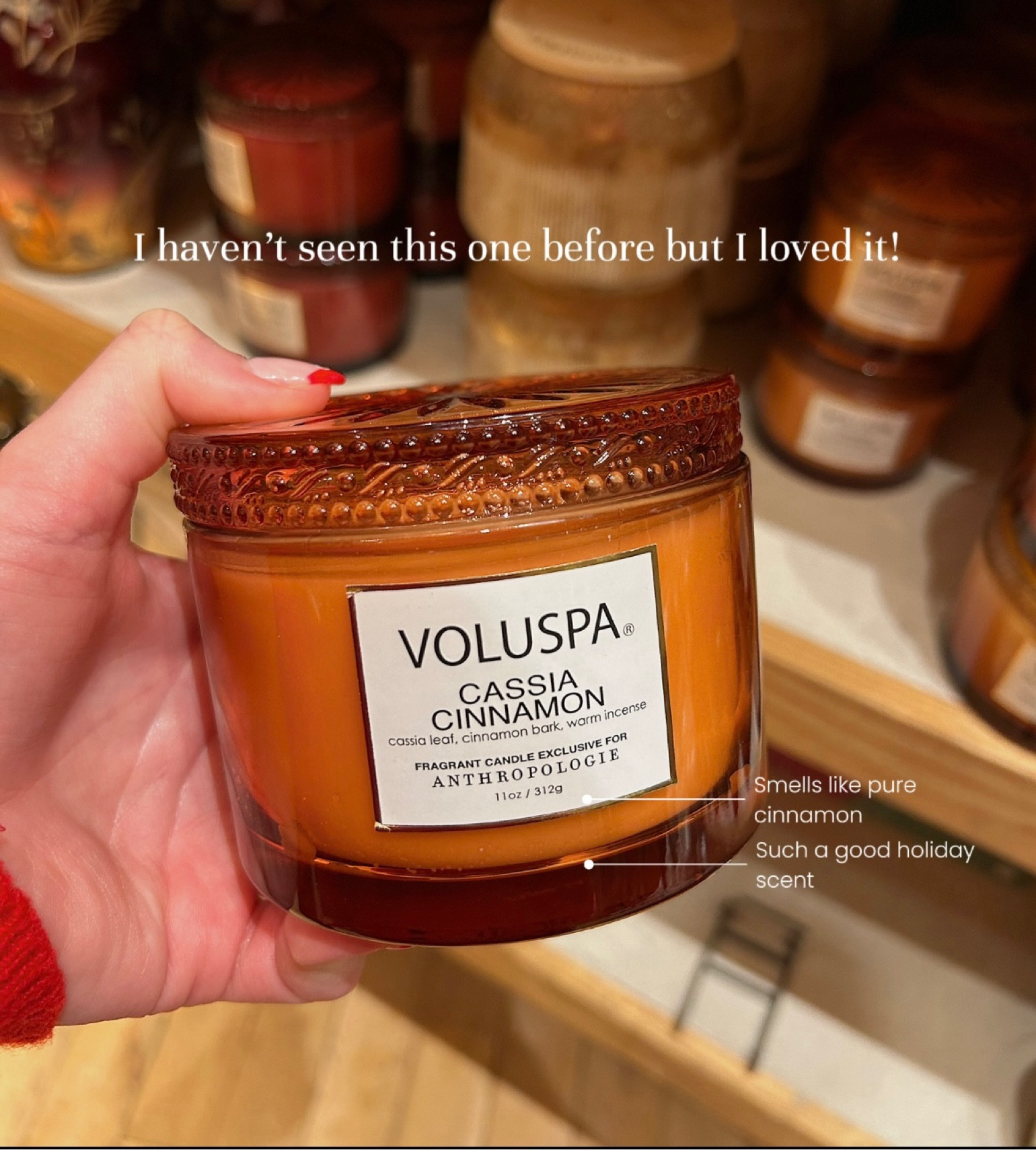 Really loved this candle. Smells like pure cinnamon and is perfect for the holidays. 

#LTKGiftGuide #LTKSeasonal #LTKHoliday