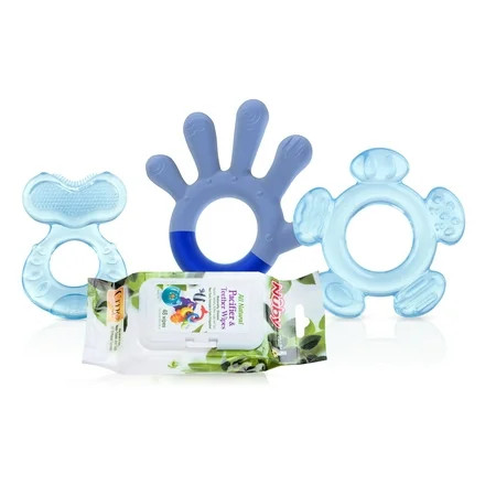 Nûby Softees 100% Silicone Teether, 3M+ | Walmart (US)