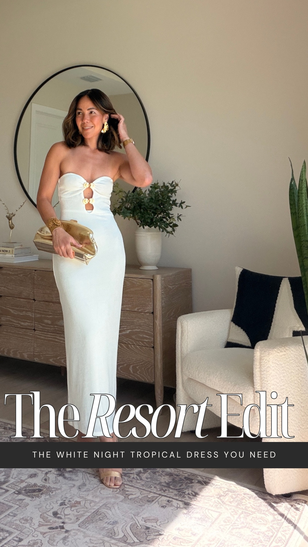 I was searching for the perfect white tropical dress for white night… and I think I found her 🤍

The @12th Tribe  Rayne white strapless maxi—clean, sculpted, with that gold shell hardware + subtle keyhole. It’s one of those pieces that looks elevated the second you put it on.

✔️ Strapless, pull-on fit (easy, no fuss)
✔️ Fully lined so it lays beautifully
✔️ Slinky silhouette that moves with you
✔️ Best seller, now in white (also comes in black)

I’m 5’7 wearing a small—fits true to size.✨👌

#LTKootd #LTKTravel #LTKgrwm