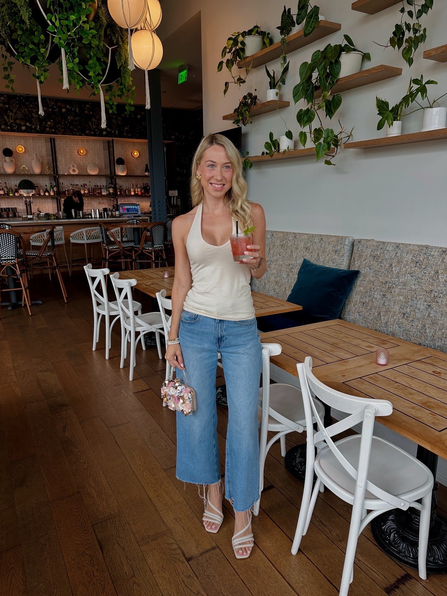 This is such a fun bag to accessorize with 🌼 It comes with a strap too! There are different color options of it like silver and blue. I got it for a wedding but just love it now! #amazonstyle 

#LTKItBag #LTKStyleTip