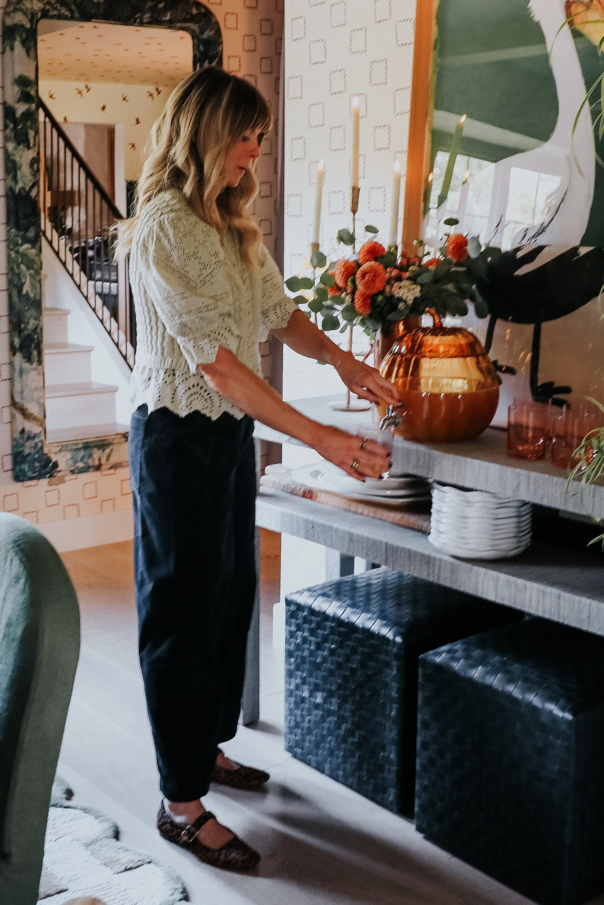 Reg size in top (small) & pants 