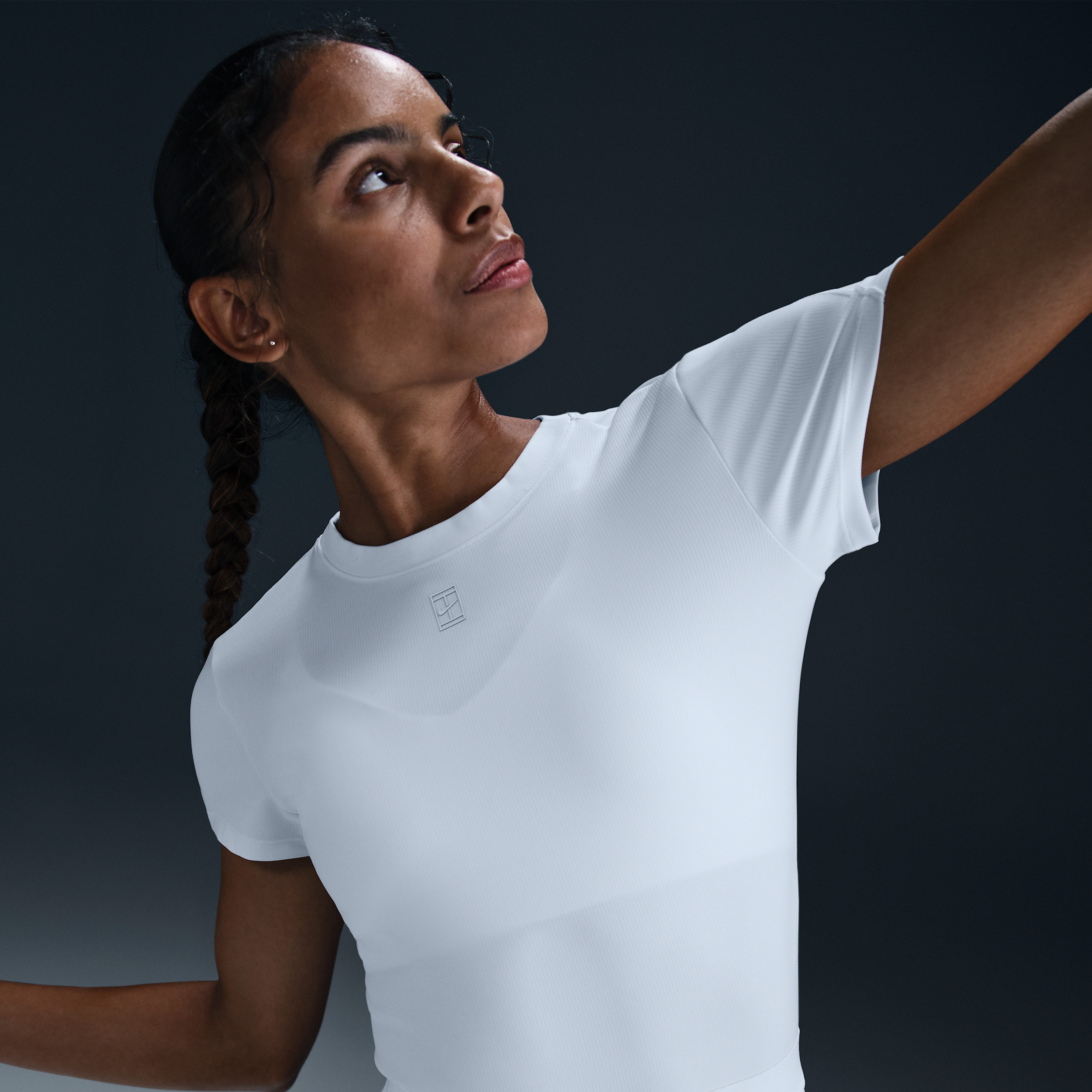 Nike Women's Court Advantage Dri-FIT Short-Sleeve Tennis Top in White | HQ2994-100 | Nike (US)