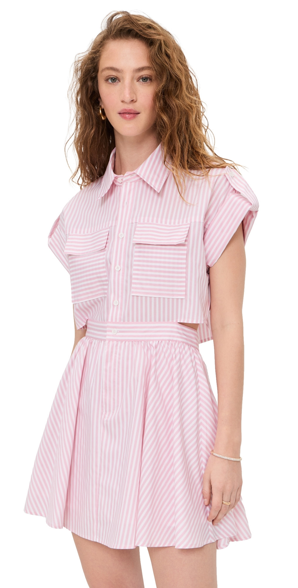 o. p.t Rowe Dress Pink Stripe L | Shopbop