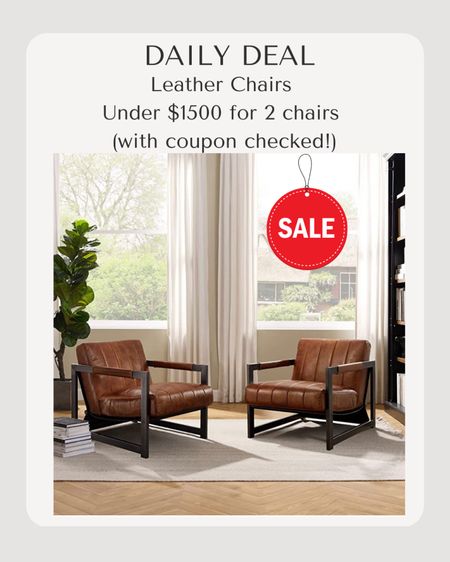 These leather chairs are an amazing deal!  Check the coupon box for $100 off today!

Amazon decor 
Leather armchair 
Living room chairs
Bedroom chairs

#LTKsalealert #LTKFind #LTKhome