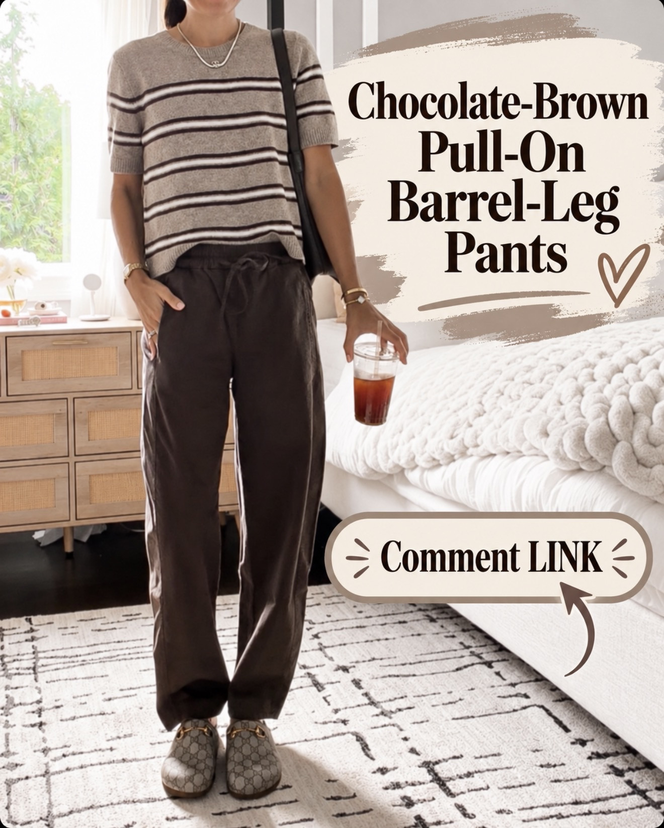 Chocolate brown + pull-on comfort + the cutest barrel-leg shape 🤎 These are exactly the kind of pants I want to wear instead of leggings all fall—easy, comfy and still polished!

Comment LINK and I’ll send them to you 🫶🏻

#LTKOver40 #LTKSeasonal #LTKootd