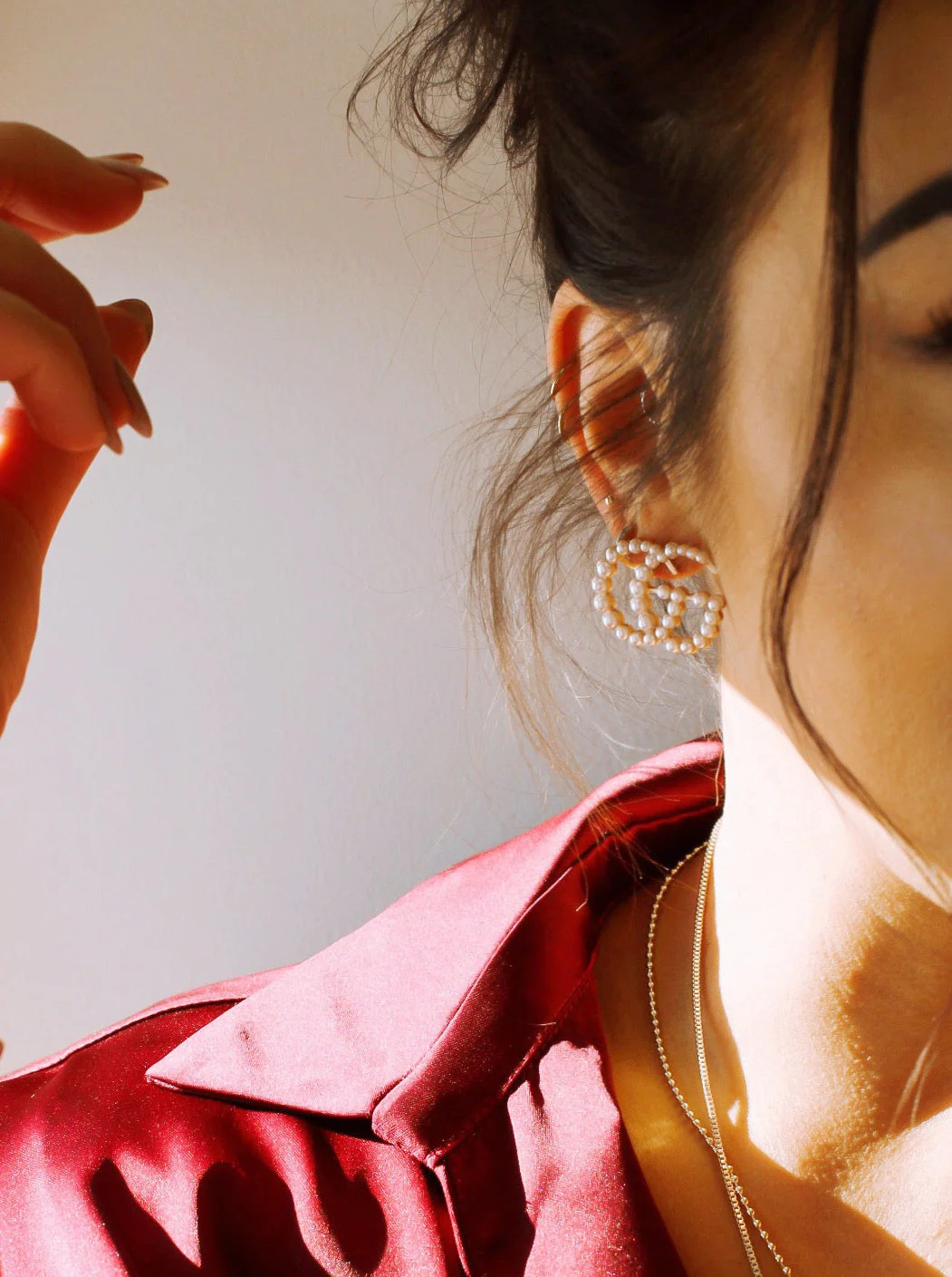 GABRIEL EARRINGS IN PEARL | raëliv