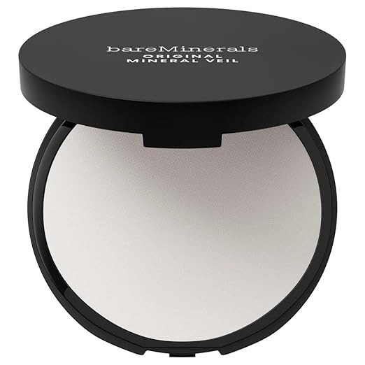 bareMinerals Original Pressed Mineral Veil Setting Powder with Puff Applicator, Matte Weightless ... | Amazon (US)