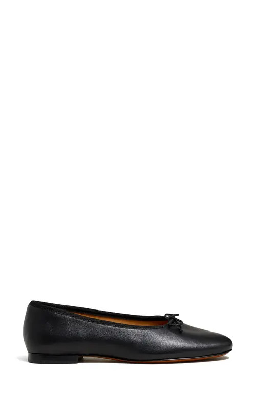 Madewell The April Ballet Flat in True Black at Nordstrom, Size 8.5 | Nordstrom