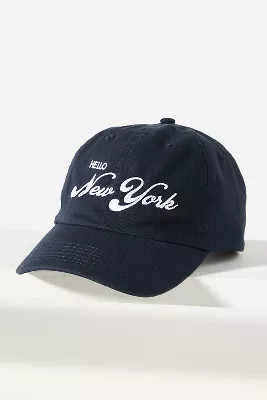 KULE The Hello New York Kap Baseball Cap | Anthropologie (US)