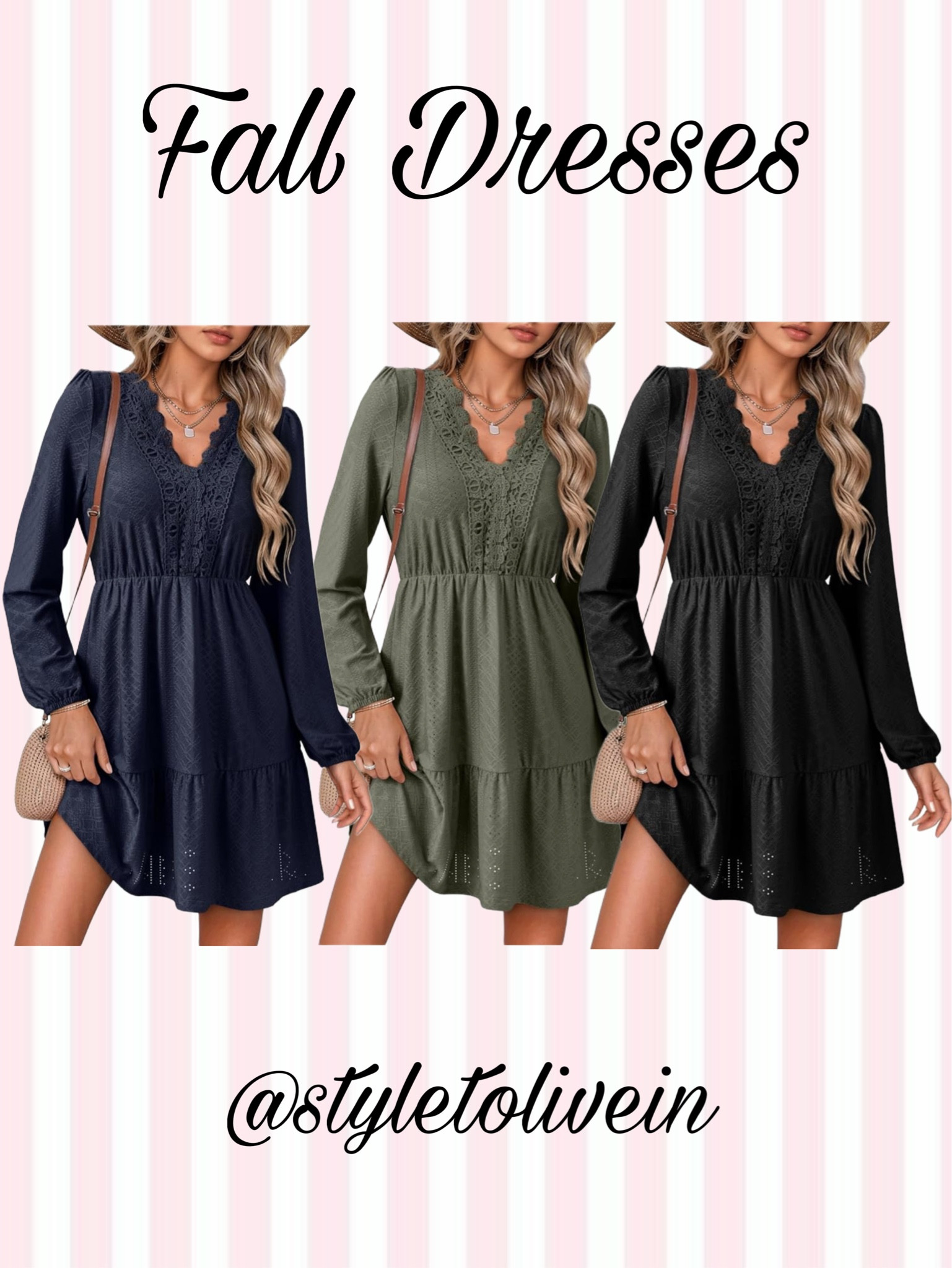 These dresses are so cute. They come in lots of colors and I just love the detailing.
Fall family photos | family pictures | dresses | casual dress | fall dress | Amazon | date night | concert 

#LTKFindsUnder50 #LTKSaleAlert #LTKStyleTip

#LTKStyleTip #LTKSeasonal #LTKFindsUnder50