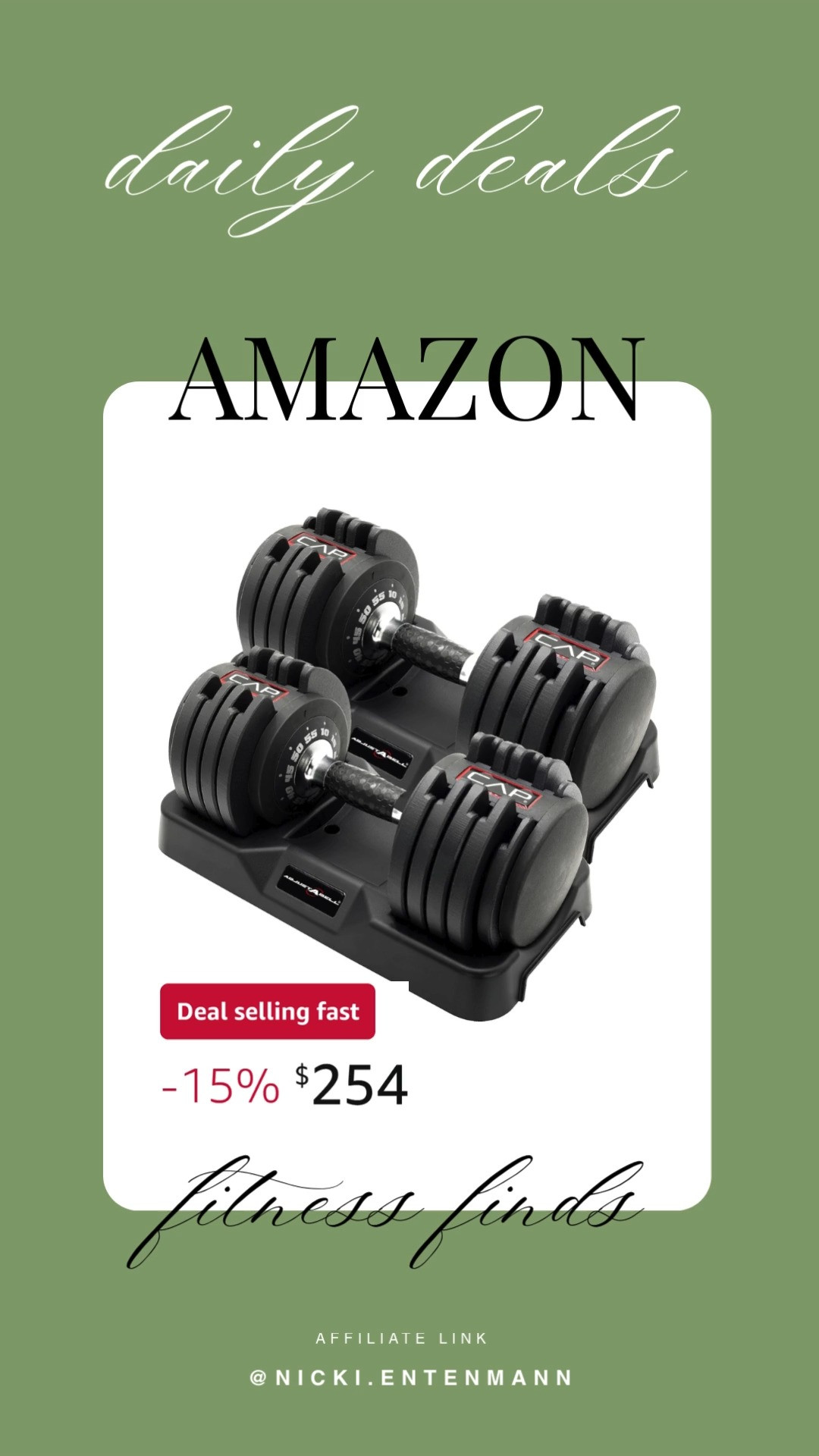 These Barbell ADJUSTABELL adjustable round dumbbell weights bring cheerful strength and effortless versatility to everyday workouts with modern flair. #Adjustabell #BarbellWeights #AdjustableDumbbells #FitnessGear #StrengthTraining #WorkoutTools #HomeGymEssentials #ActiveLife #HealthyLiving #ExerciseEquipment 💪🏋️‍♀️✨
 

 #LTKfitnessgoals #LTKActive #LTKHome