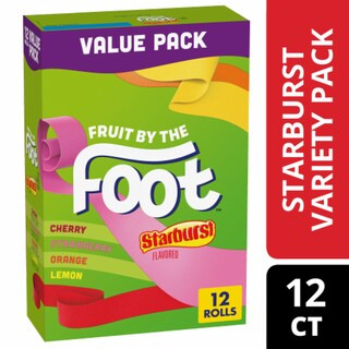 Fruit by the Foot Gluten Free Starburst Fruit Flavored Snacks Variety Pack | Kroger