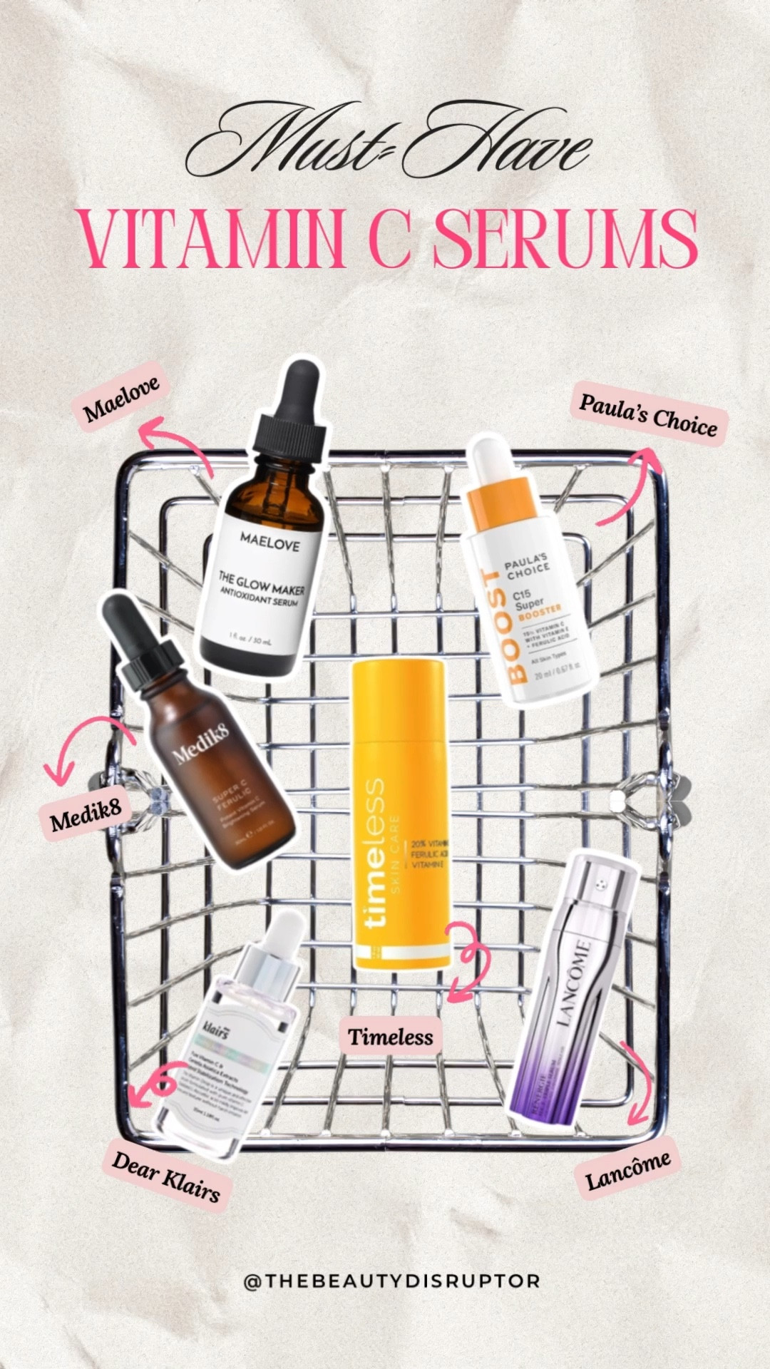 Upgrade your skincare routine with these must-have vitamin C serums for healthy, glowing skin. ✨

Here are several top rated vitamin C serums that give luxury results at an affordable price:

1. Timeless Vitamin C 
2. Maelove The Glow Maker
3. Dear Klair’s Freshly Juiced 
4. Lancôme Renergie HCF Serum
5. Medik8 Super C Ferulic
6. Paula’s Choice C15 Booster

 #skincare #vitaminc #vitamincserum #skincareproducts #serum






#LTKselfcare #LTKOver40 #LTKBeauty