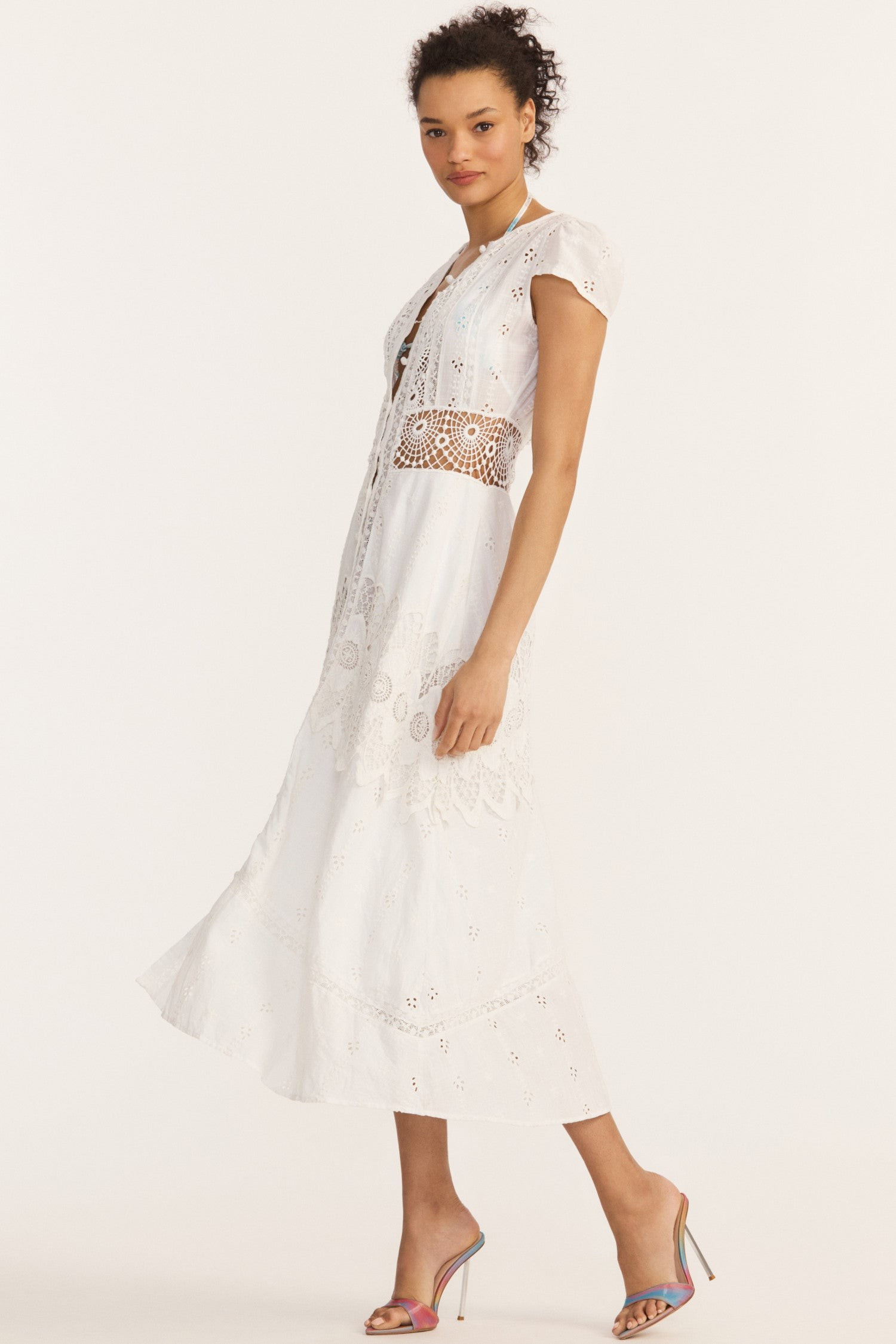 Tussan Midi Dress | LOVESHACKFANCY
