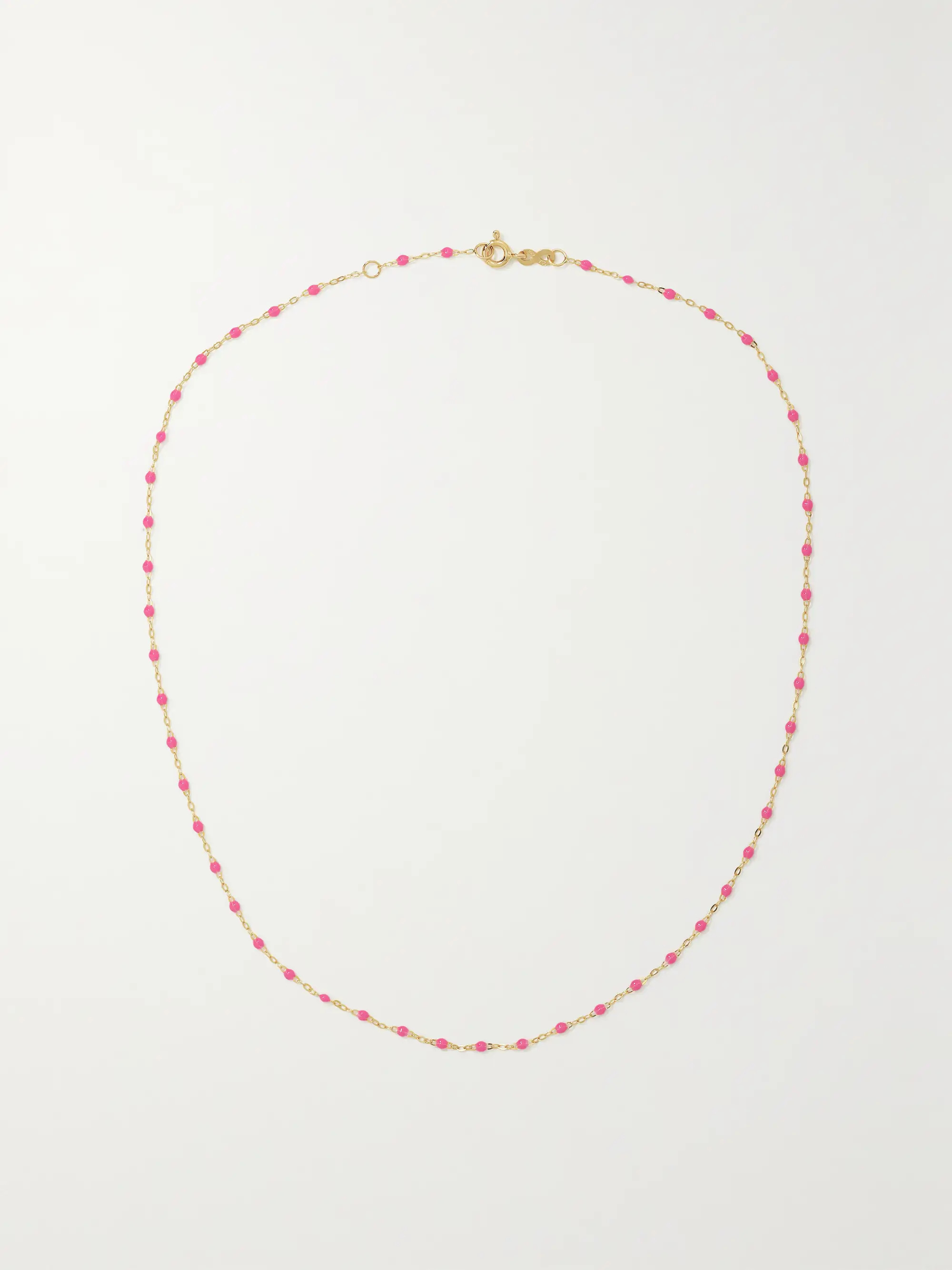 Classic Gigi 18-karat gold and resin necklace | NET-A-PORTER (US)