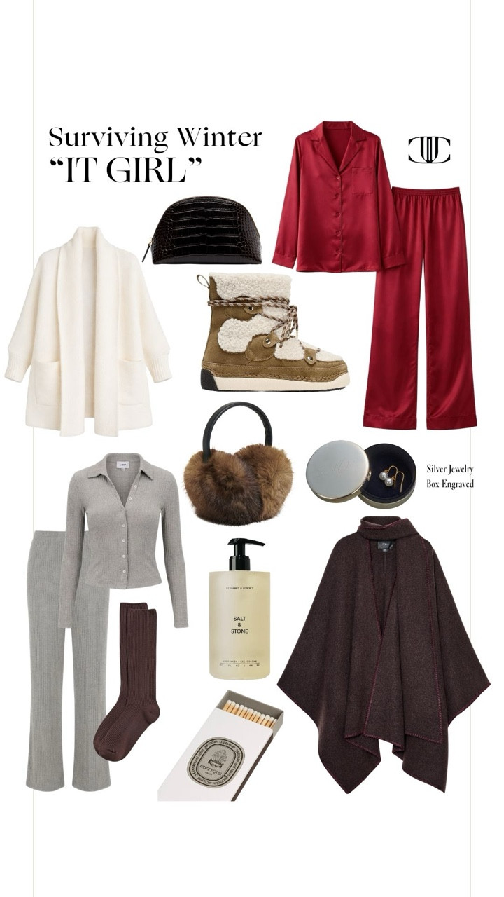 The It Girl Guide to Surviving Winter ❄️✨
Cold weather, but make it chic. This edit is all about elevated winter essentials—from cozy layers and polished accessories to glow-boosting beauty and home finds that make staying in feel just as good as going out. Think practical pieces with a stylish edge, all designed to help you feel put-together, warm, and a little luxe all season long.

Save this for winter outfit inspo, cold-weather must-haves, and cozy upgrades you’ll actually use. Tap to shop everything in this edit. 🤍

#LTKStyle #WinterStyle #ColdWeatherStyle #WinterEssentials #ItGirlStyle #LTKFinds #CozySeason #WinterEdit
 

 

#LTKHome #LTKBeauty #LTKdayinmylife #LTKootd #LTKOver40