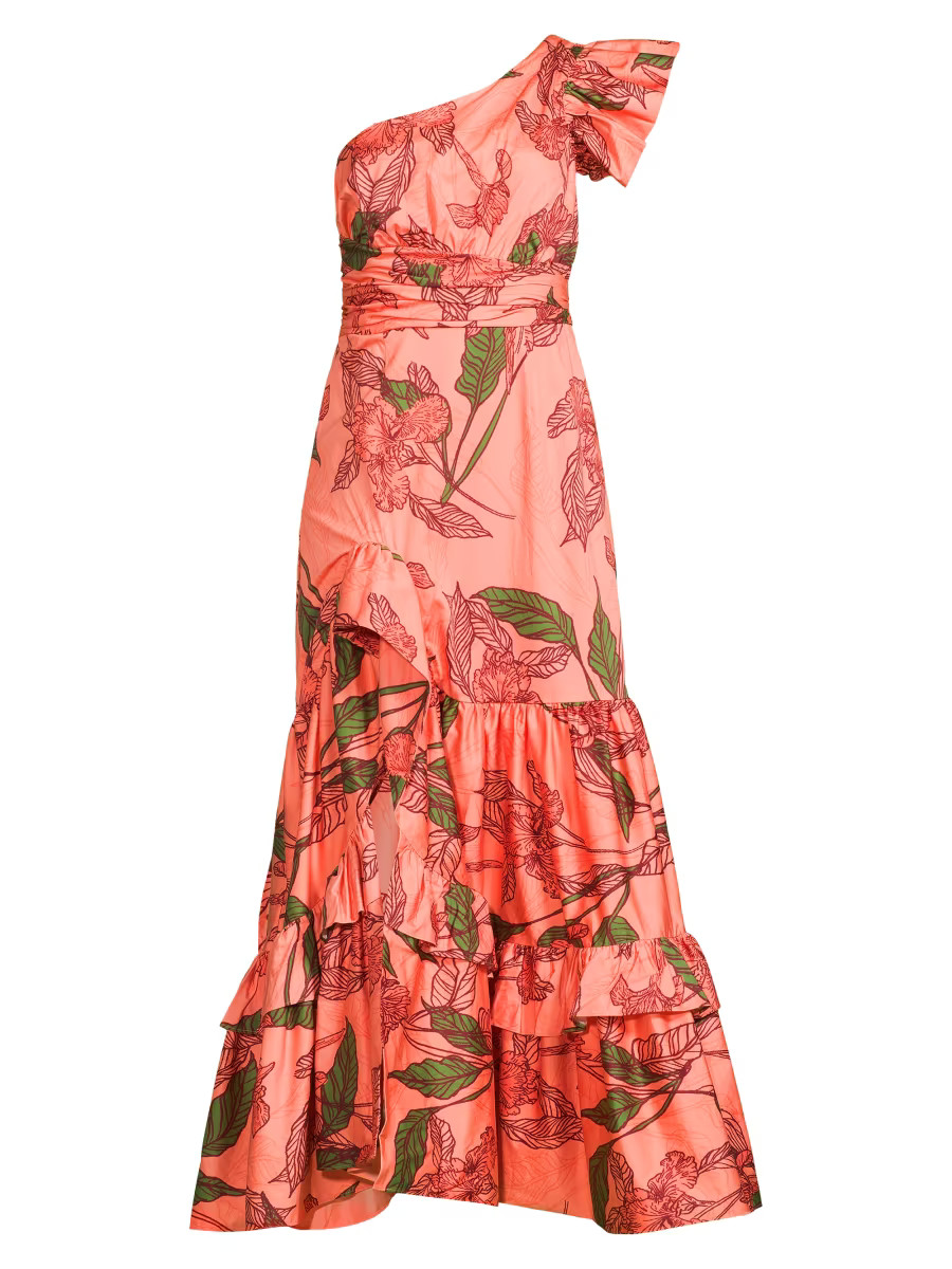 Pria Floral One-Shoulder Dress | Saks Fifth Avenue