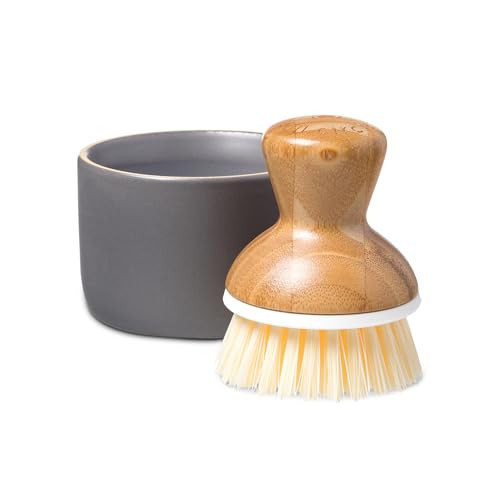Full Circle Bubble Up, Brush + Dispenser, Gray | Amazon (US)