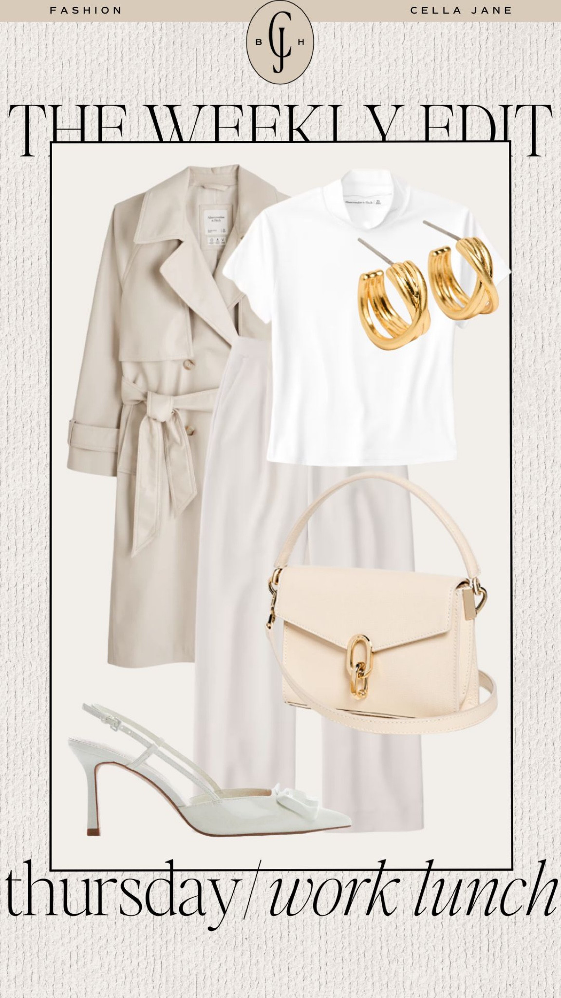 Cella Jane weekly edit. Styled looks for every day of the week and different events. #weeklystyle #outfitinspiration Thursday work lunch  

#LTKworkwear #LTKstyletip