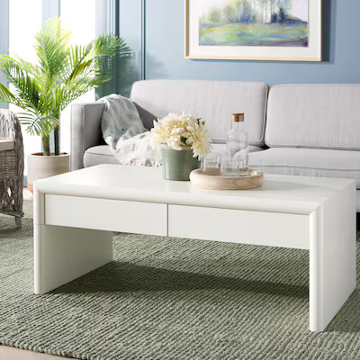 Safavieh Rune Nc Coating Pine MDF Modern Coffee Table | Lowe's