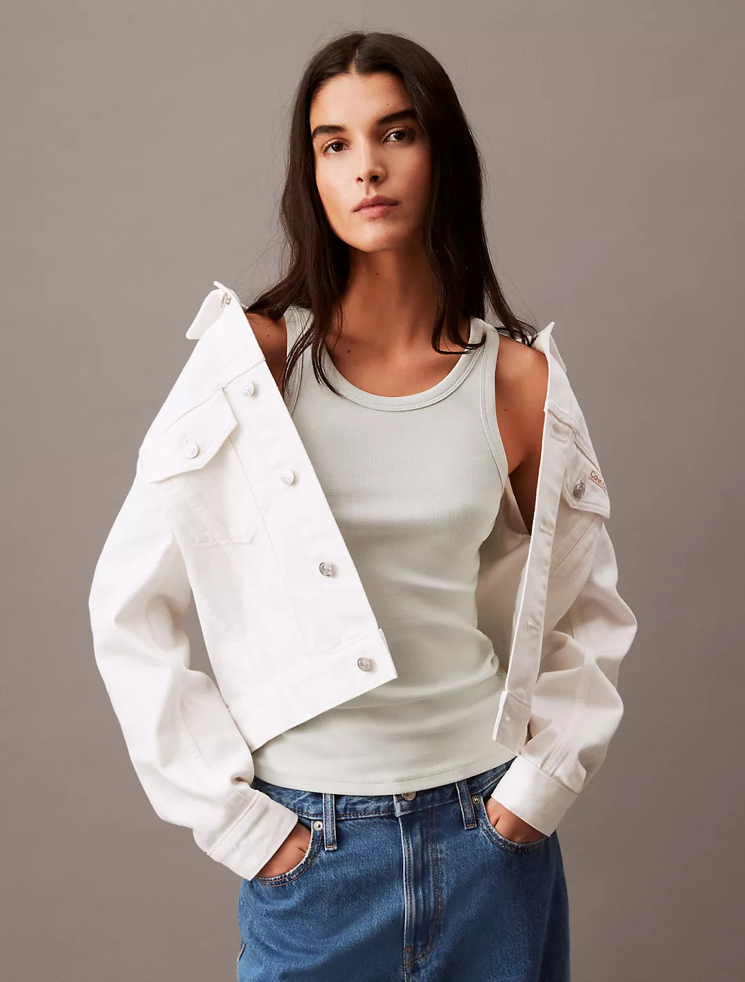 Cotton Contour Rib Tank | Calvin Klein | Calvin Klein (US)