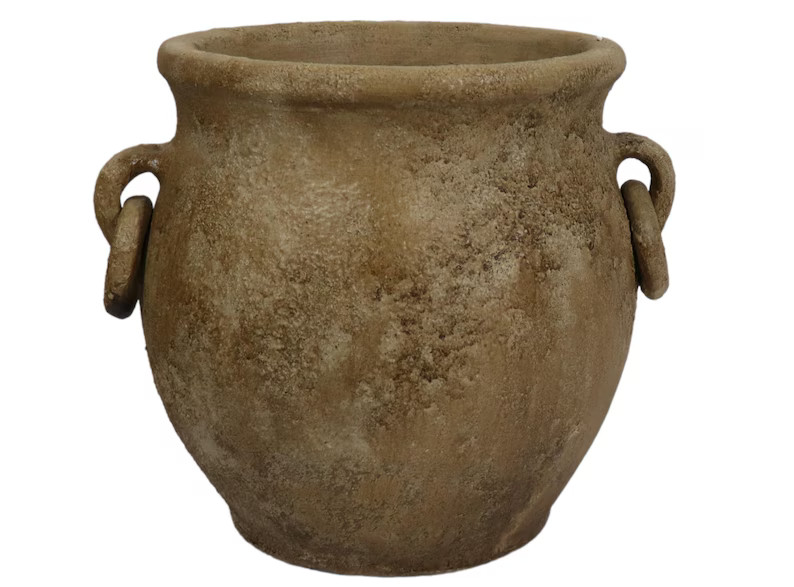 Handmade Terracotta Planter, Hand-aged Artisan Urn, Weathered Vintage Plant Pot , Antique Pottery... | Etsy (US)