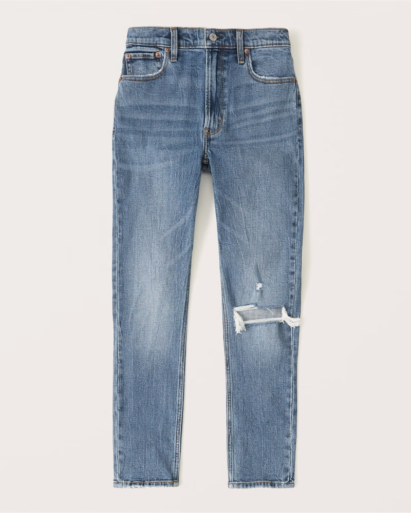 Women's High Rise Skinny Jeans | Women's Bottoms | Abercrombie.com | Abercrombie & Fitch (US)