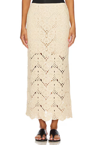 By Malene Birger Cantala Skirt in Oyster Grey from Revolve.com | Revolve Clothing (Global)