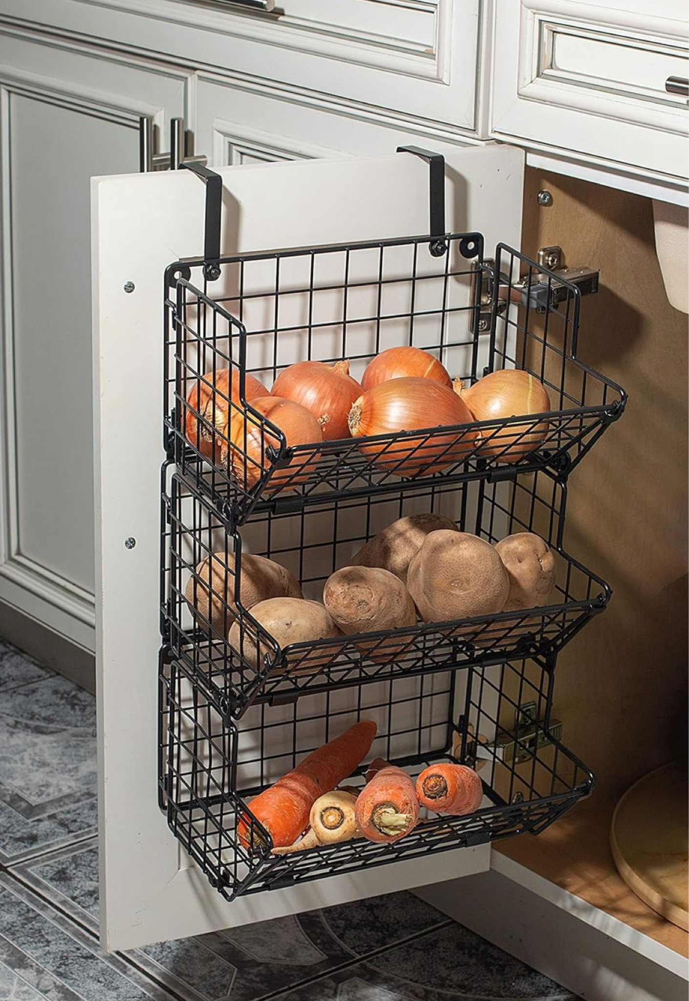 Fresh, functional, and out of the way! 🍎✨ Under-sink fruit basket storage is the ultimate space-saving hack.#OrganizedAndChic #FruitGoals

#LTKSaleAlert #LTKHome #LTKFamily