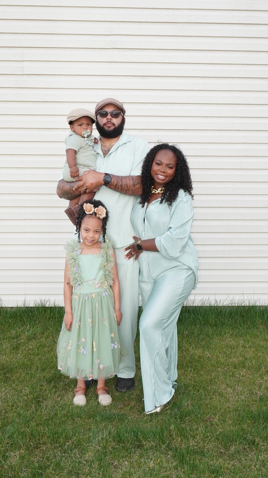 Happy Resurrection Day ✨ #easter #easterfamily #mintgreen
