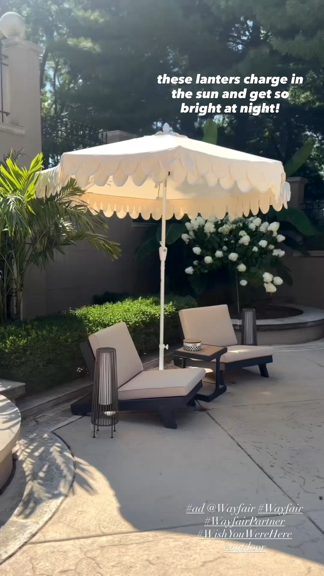 These lanterns charge in the sun and get so bright at night! 

#ad @Wayfair #Wayfair 
#WayfairPartner 
#WishYouWereHere #Outdoor

#LTKmomlife #LTKHome #LTKSeasonal