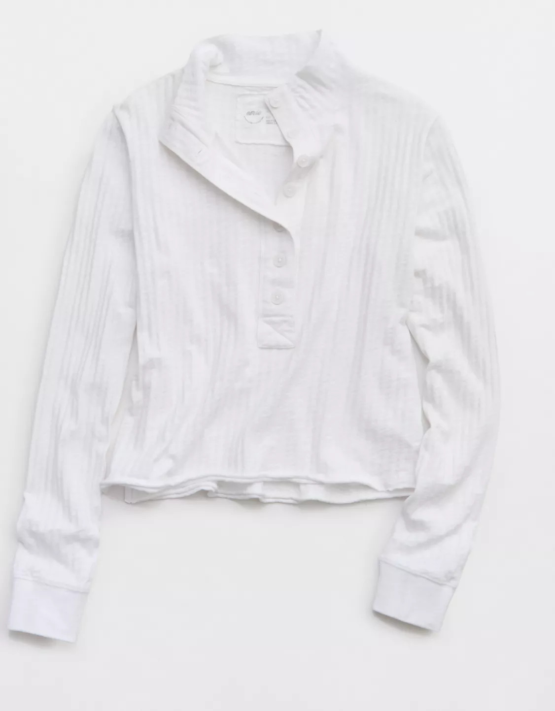 Aerie Shadow Stripe Henley T-Shirt | American Eagle Outfitters (US & CA)