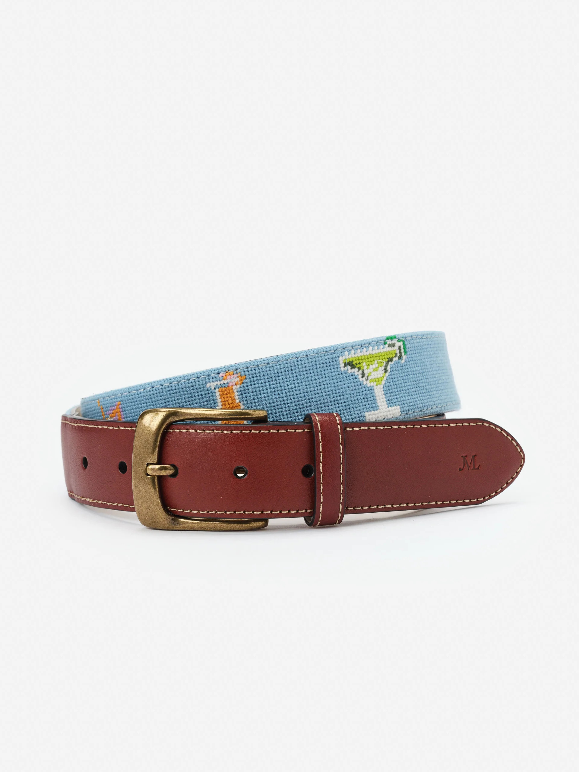 Needlepoint Belt in Cocktail Party | J.McLaughlin