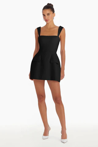 Amanda Uprichard Bethany Romper in Black - Size S | Amanda Uprichard
