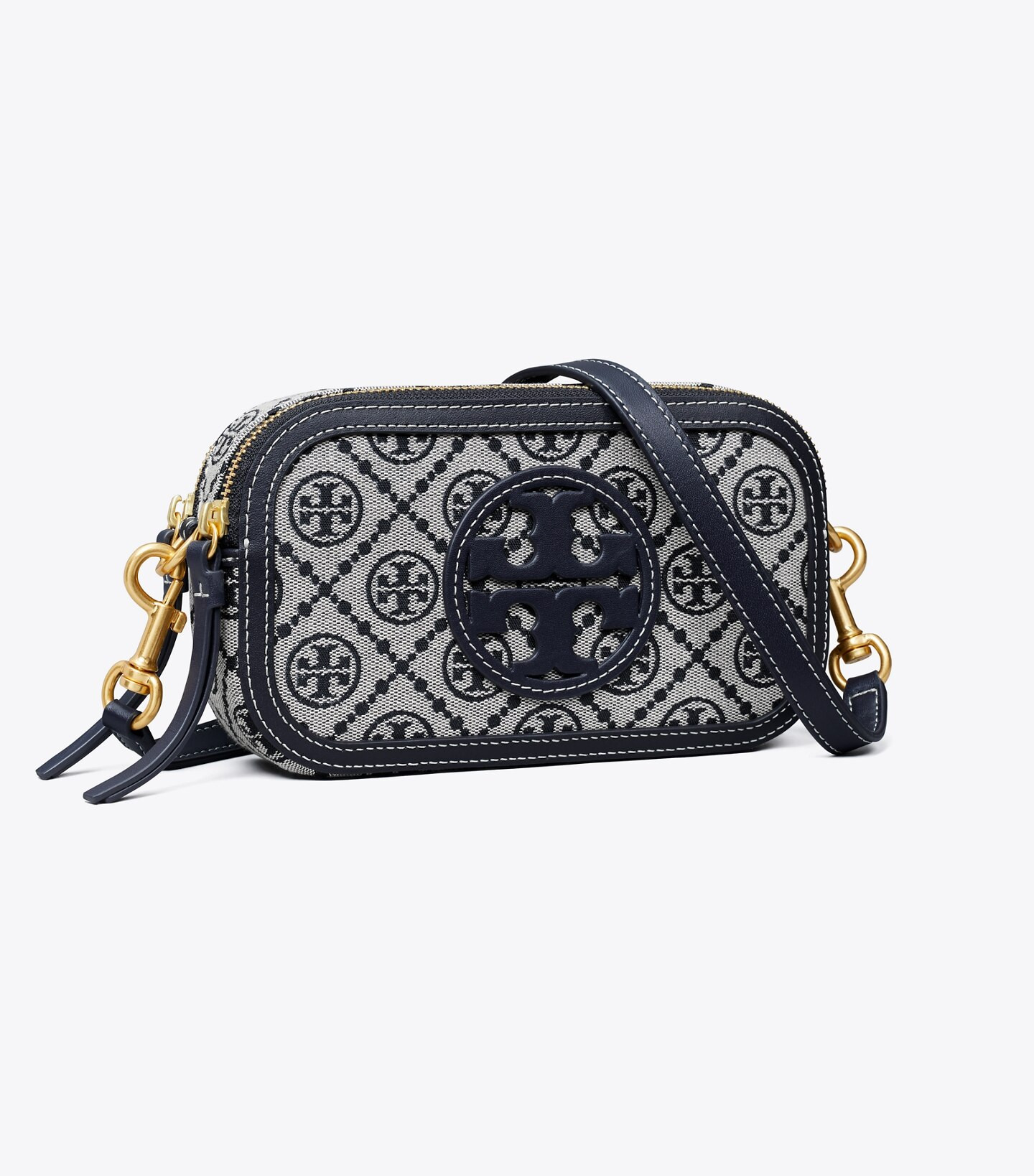 MINI T MONOGRAM MILLER CROSSBODY BAG | Tory Burch (US)