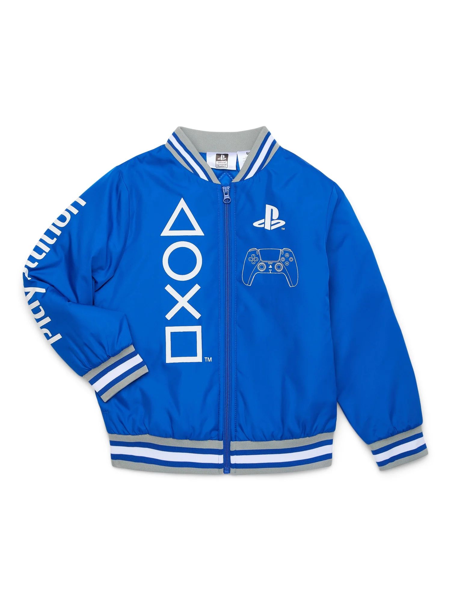 PlayStation Boys’ Graphic Bomber Jacket, Size 4-16 | Walmart (US)