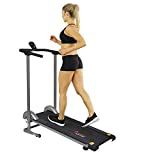 Amazon.com : Sunny Health & Fitness SF-T1407M Foldable Manual Walking Treadmill, Gray : Sports & ... | Amazon (US)