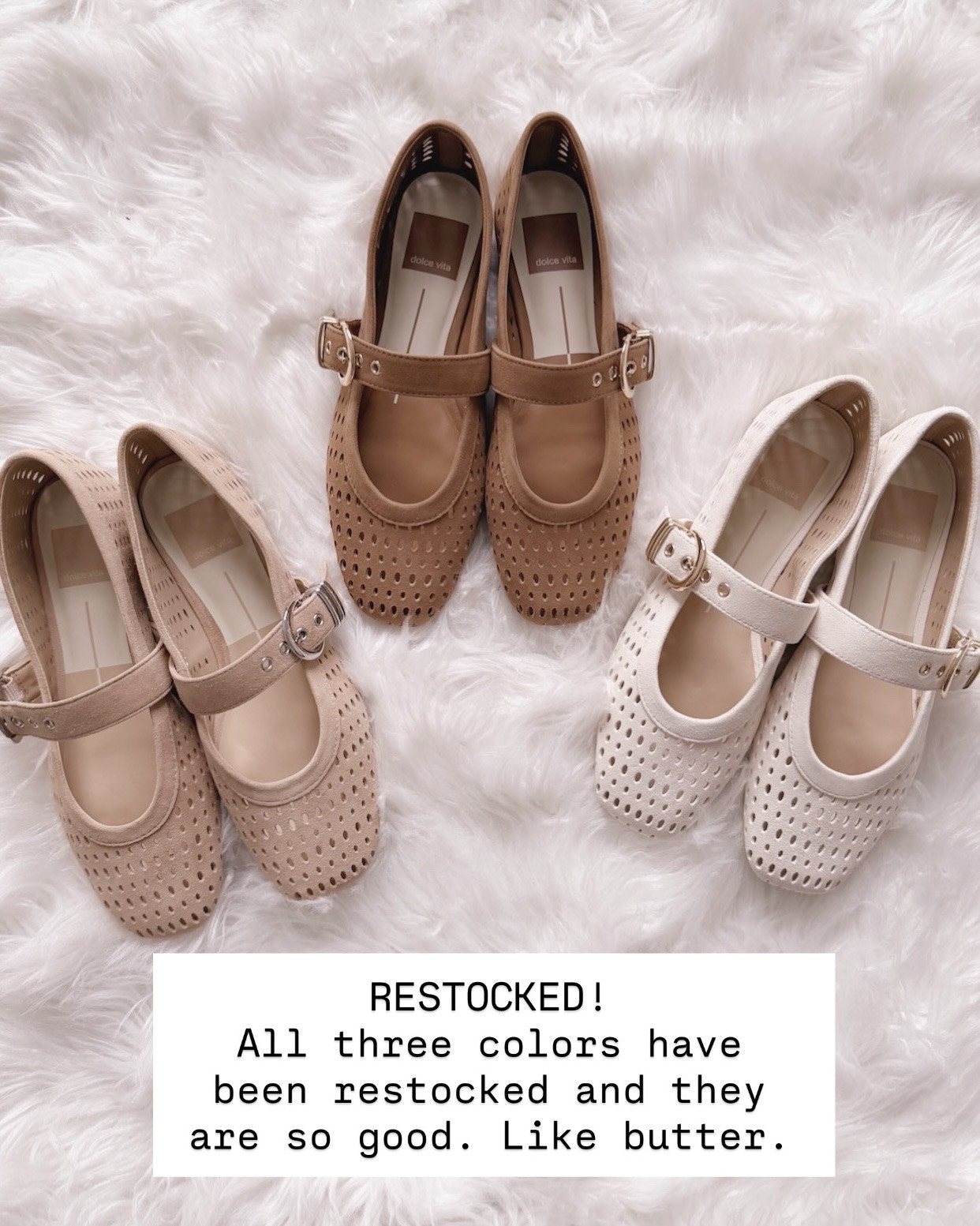 Just restocked my holy grail flats because they sell out faster than I can say comfortable.

Mary jane flats spring summer versatile comfortable walking shoes neutral tones everyday style

#LTKWorkwear #LTKOver40 #LTKSeasonal