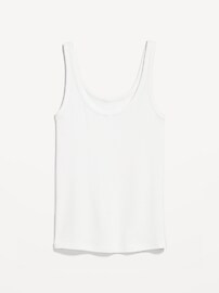 First-Layer Ribbed Scoop-Neck Tank Top | Old Navy (US)