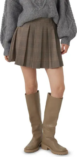 Tracy Check Pleated Miniskirt | Nordstrom