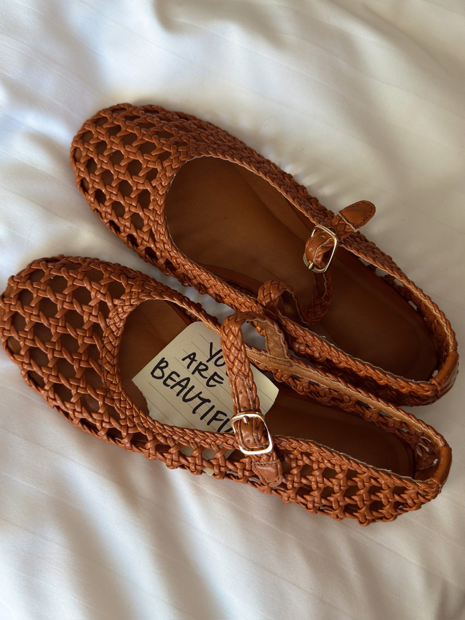 Woven ballet flats!!

#LTKootd